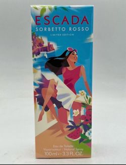 Escada Sorbetto Rosso EDT L 3.3 oz 100 Ml New Sealed Box Authentic Formula 2021*