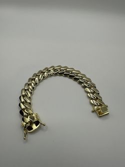 14k Gold Plated 15mm 8” 95+ Gram Handmade Miami Cuban Link