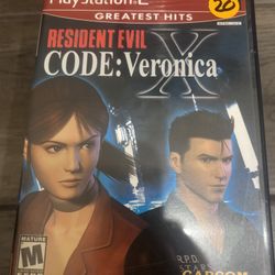 Resident Evil Code Veronica Ps2 