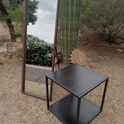 Standing Mirror and Side/Coffee Table