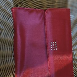Red clutch purse small