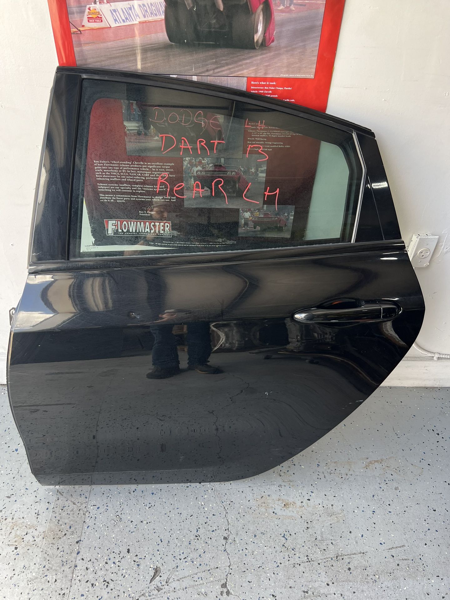 2013 - 2016 Dodge Dart SXT Rear Left Door LH With Handle Lever Color Code PAJ *J