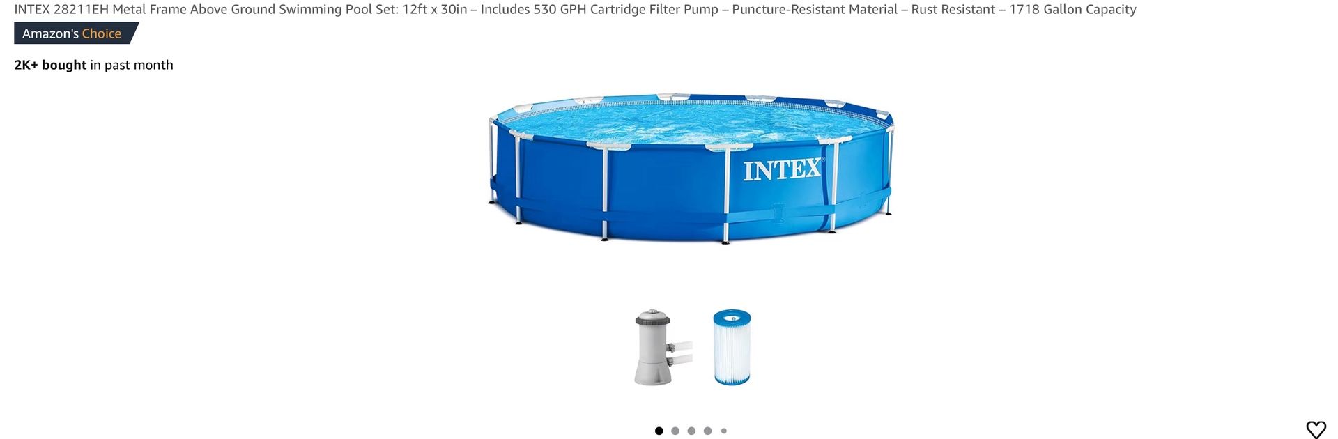 Swimming Pool 12‘ X 30‘