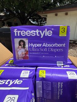 Freestyle Size 3 Diapers 168ct