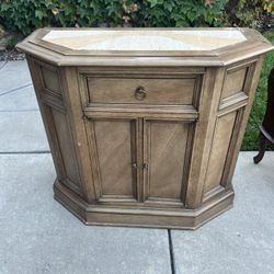 Marble Top Side Chest