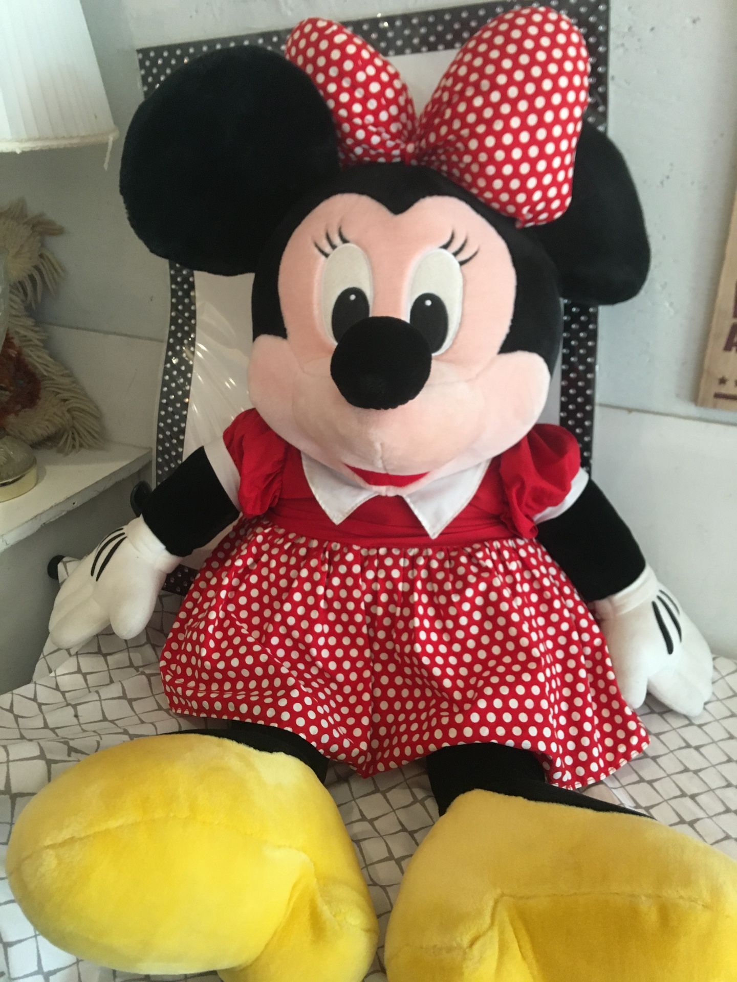 Large Minnie Mouse Disney Stuffed Animal