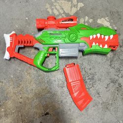 Nerf Dino Squad Rex Rampage Motorized Gun