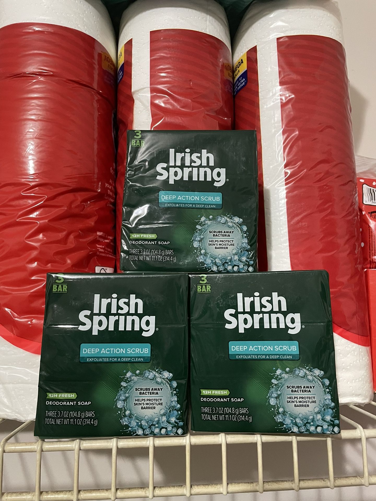 3, 3pks Irish Spring Bar Soaps