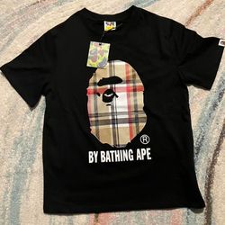 Bape Burberry Designer T Shirt