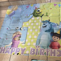 Monsters Inc Birthday Decorations