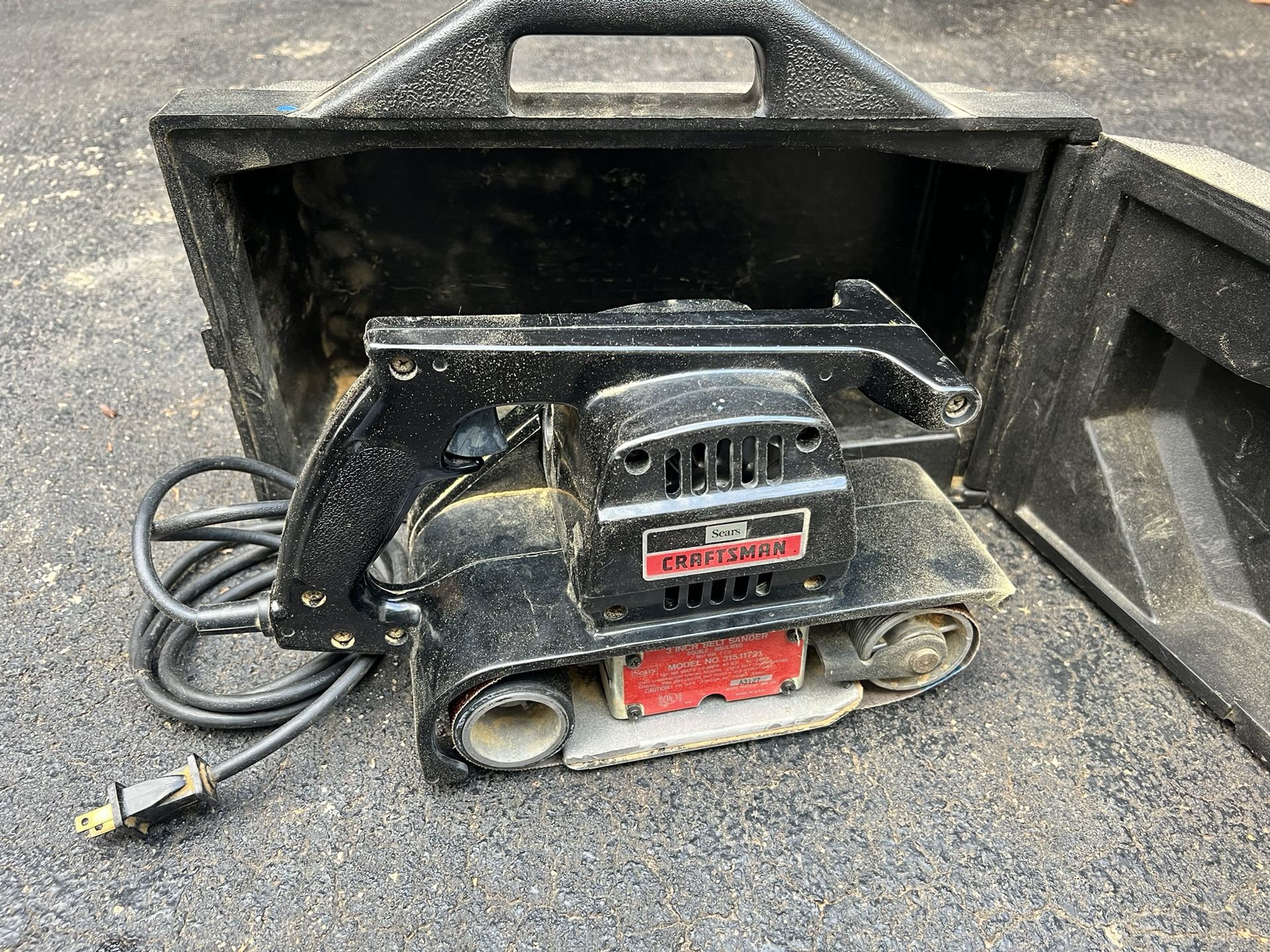 For Sale - Sears Craftsman 3” Belt Sander and Case