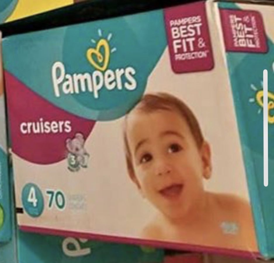 Pampers size 4 cruisers