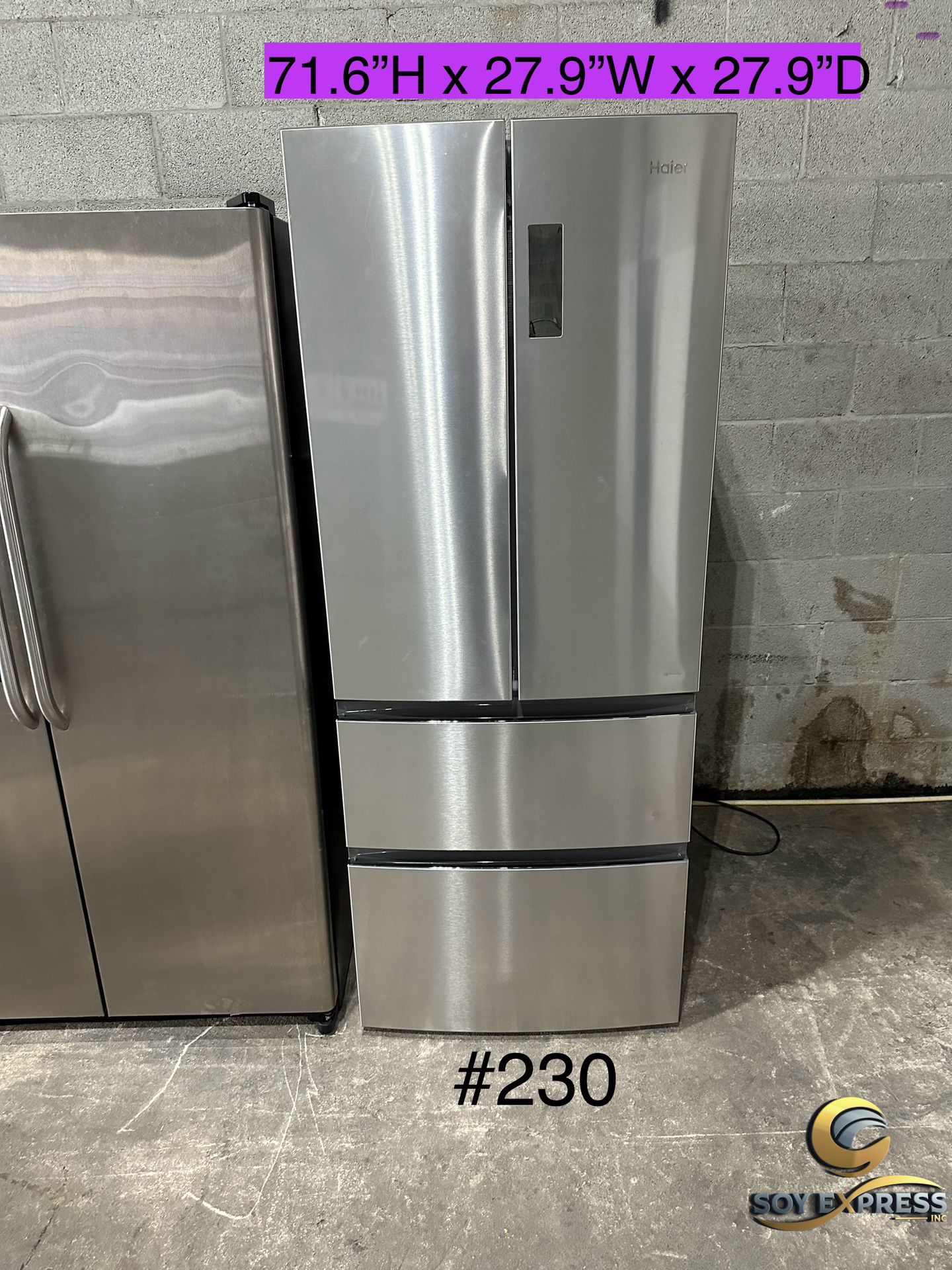 Haier Refrigerator French Door (#230)