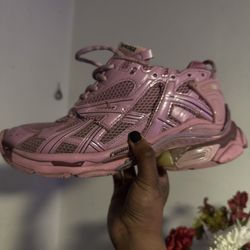 Pink Balenciaga Runners 