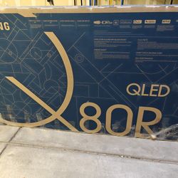 Samsung Q80R - 75 Inch QLED 4K TV, Original Box And Accessories 