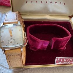 Elgin Deluxe Men's Wristwatch.  New old Stock. 