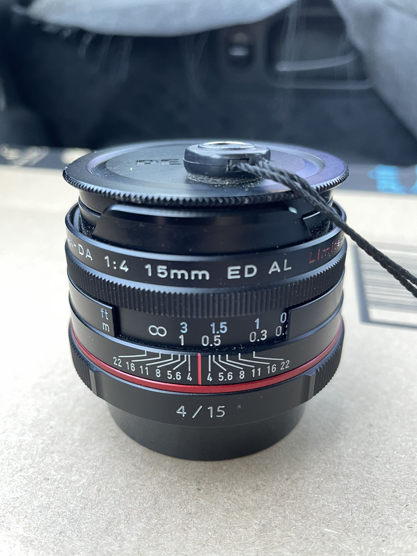 Pentax smc DA 15mm f4 ED AL Limited