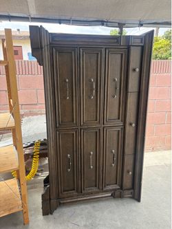 wooden dresser