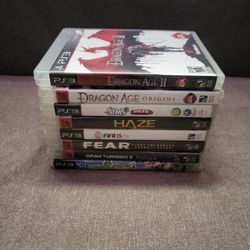 A BIG BUNDLE WITH 8 VIDEO'S NEW GAMES  FOR PS3 