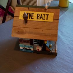 All Wood Handmade Bait Shop$10