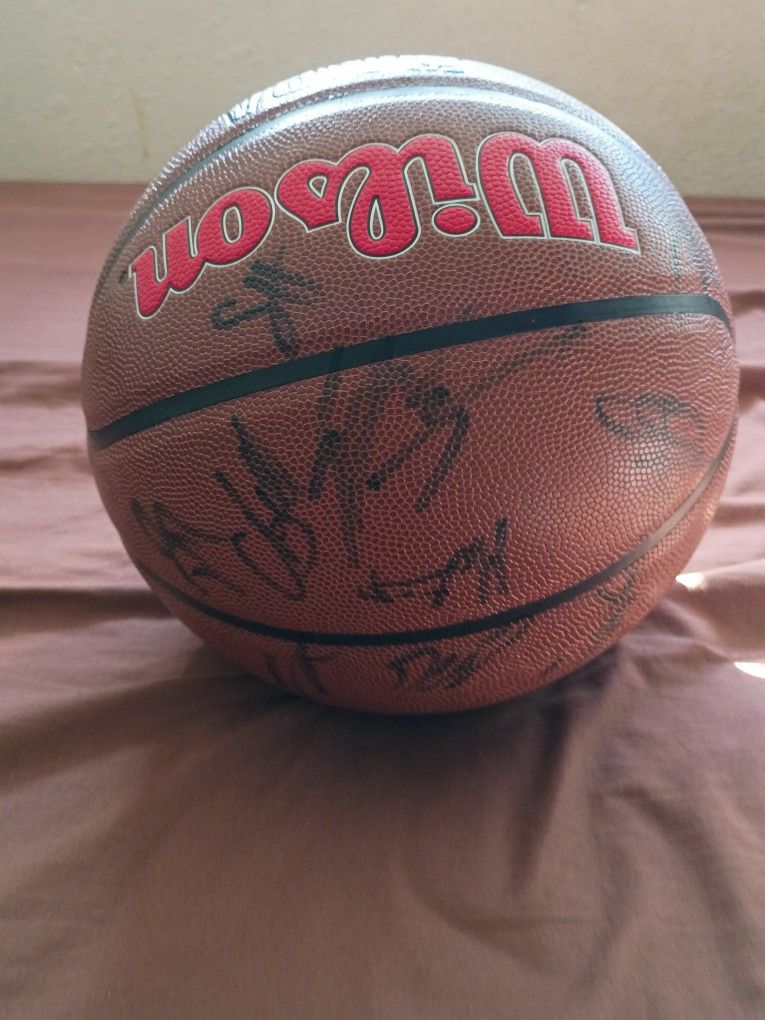 Signed Basketball 