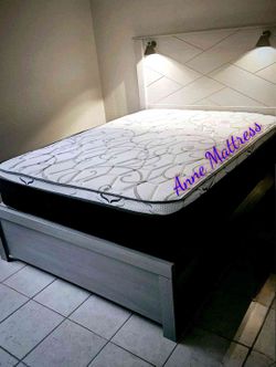 NEW QUEEN PILLOW TOP MATTRESS AND BOX SPRING