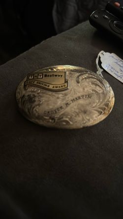 Sterling Silver Belt Buckle 