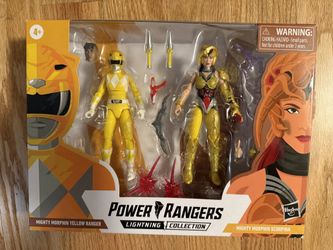 Mighty Morphin Power Rangers Yellow Ranger Scorpina Dual Pack Action Figures