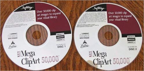 SoftKey Mega ClipArt 50,000 - Windows 95/ - Disc's 1 and 2