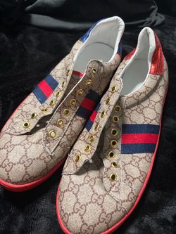 Gucci GG Supreme Slip-On Sneakers