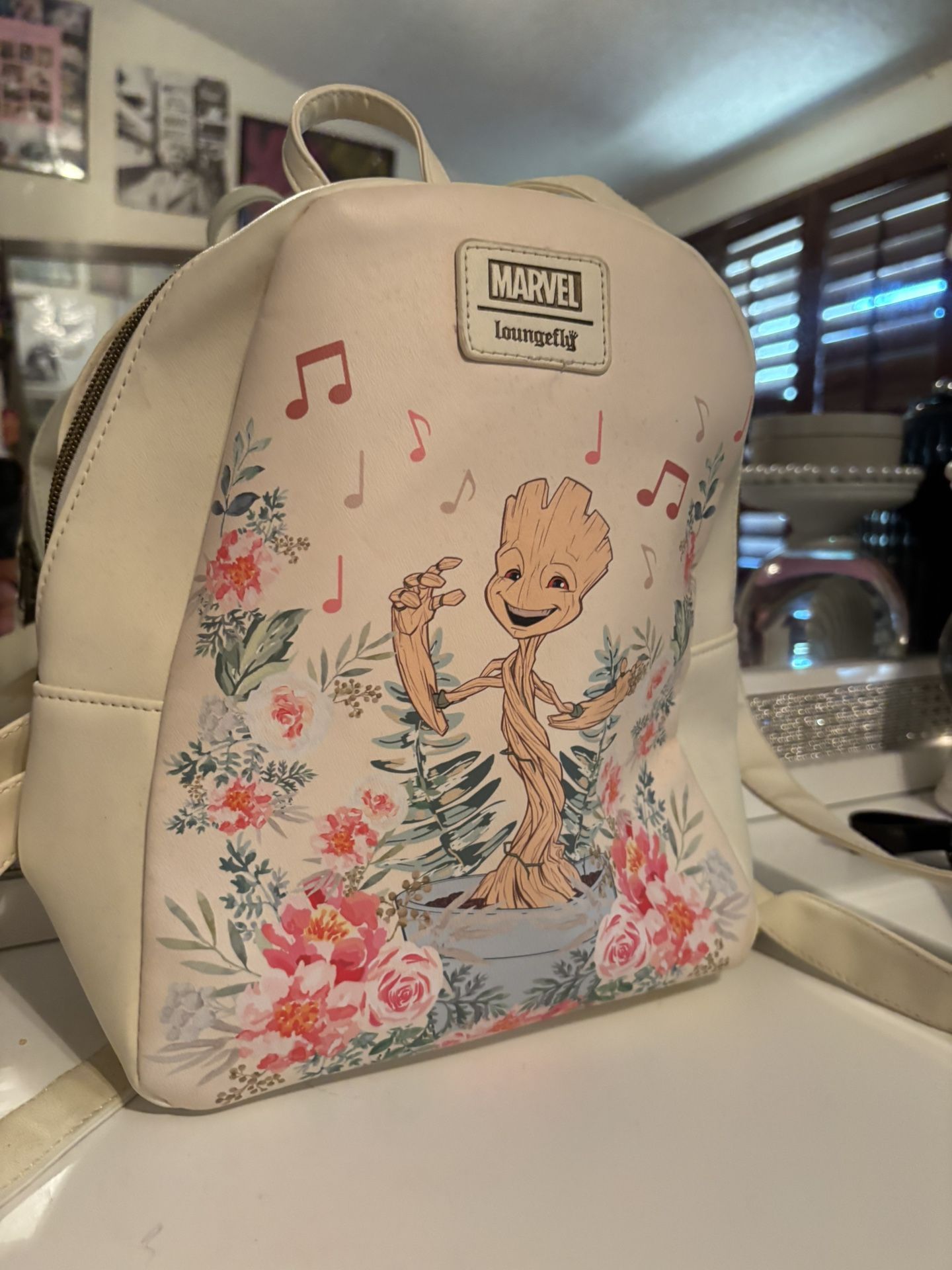 Loungefly Marvel Guardians of the Galaxy Groot Florals Mini Backpack