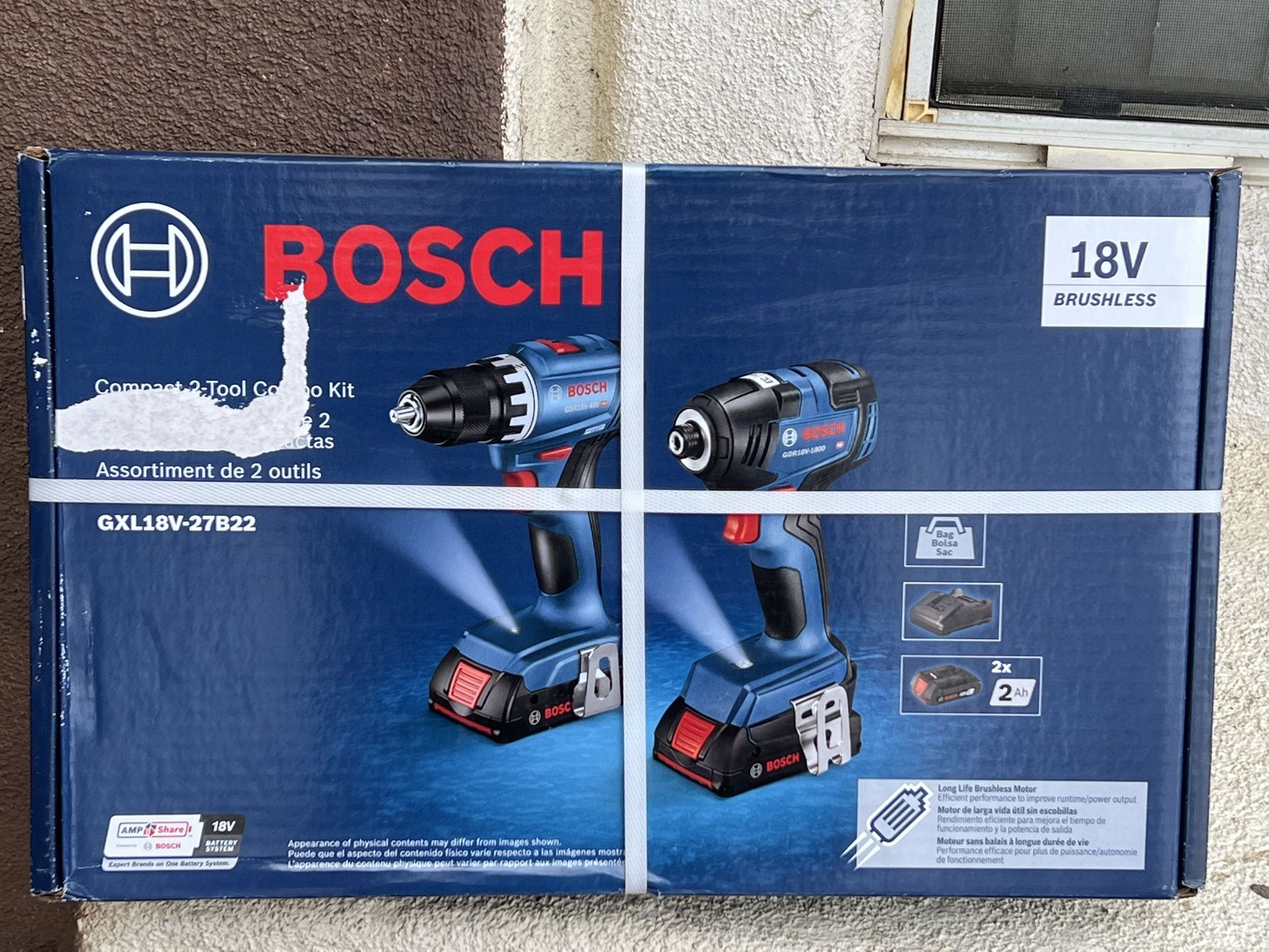 BOSCH BRUSHLESS 2 PC. Combo Kit Brand New.!!