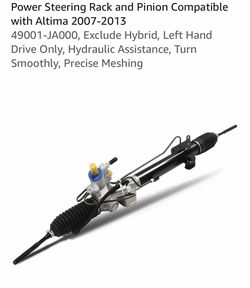 Power Steering Rack and Pinion Compatible with Altima 2007-2013 49001-JA000, Exclude Hybrid, Left Hand Drive Only, Hydraulic Assistance, Turn Smoothly