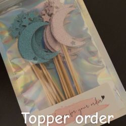 BABY GENDER TOPPERS