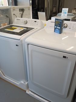 New washer and dryer