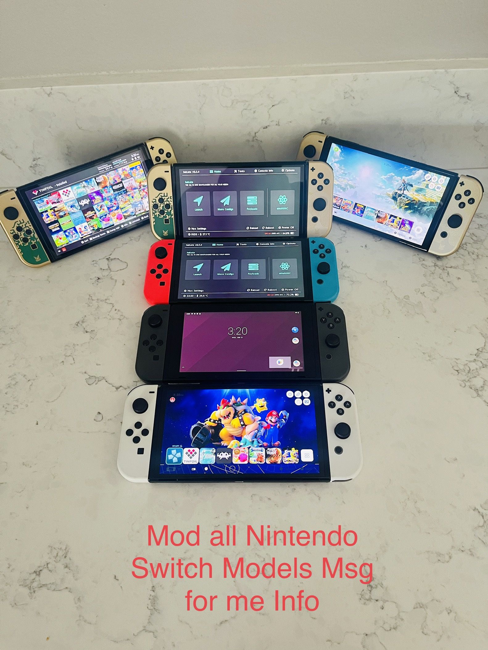 Install Nintendo Switch Mod - ReiNX - Free Switch Games / Roms for Sale in  San Francisco, CA - OfferUp