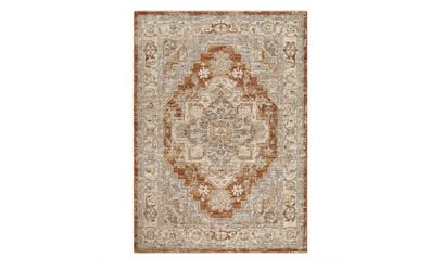 NEW! STYLE SELECTIONS Loomed Rust Rectangular Indoor Rug