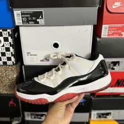 Jordan Concord Bred 11 Lows size 10.5 USED But Clean
