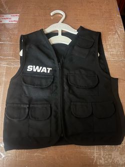 Black children's tactical or costume vest