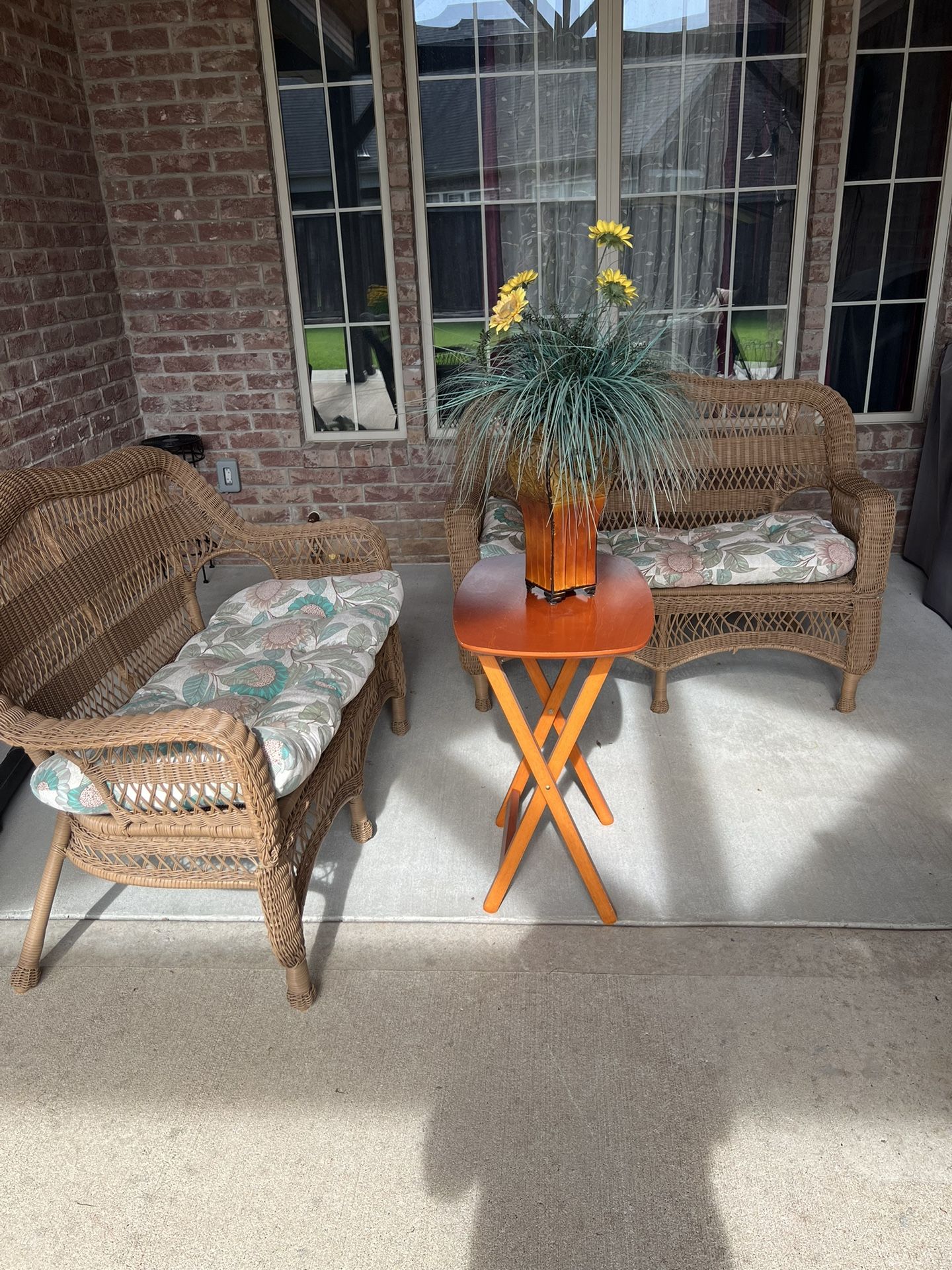 Patio Wicker Set From Jc Penney Really Good Quality