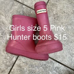 Size 5 Hunter Boots 