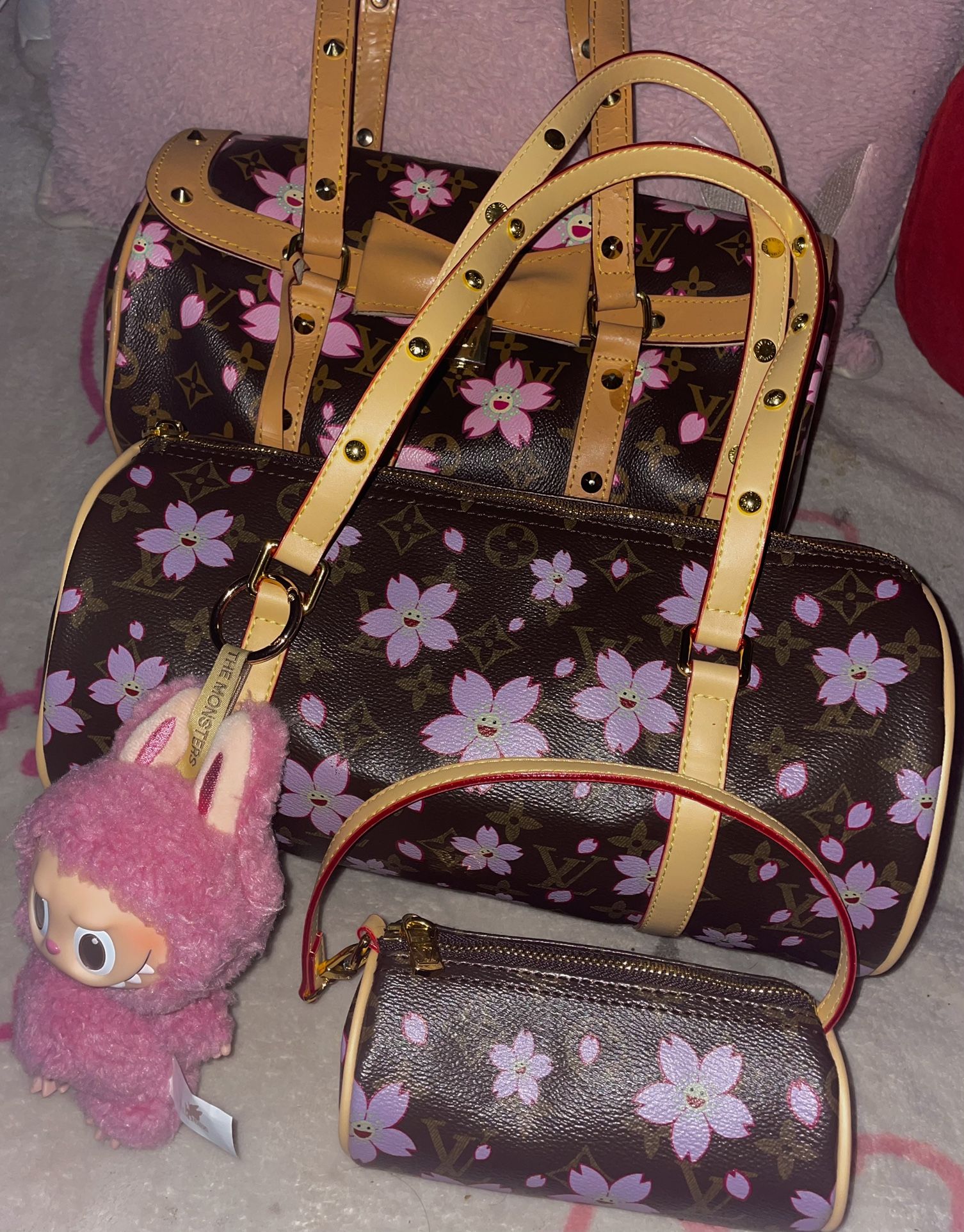 TM flower Bag+mini bag