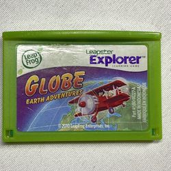 Global Earth Adventure Leap Frog Game Explorer Game Used Leapfrog Airplane Fly