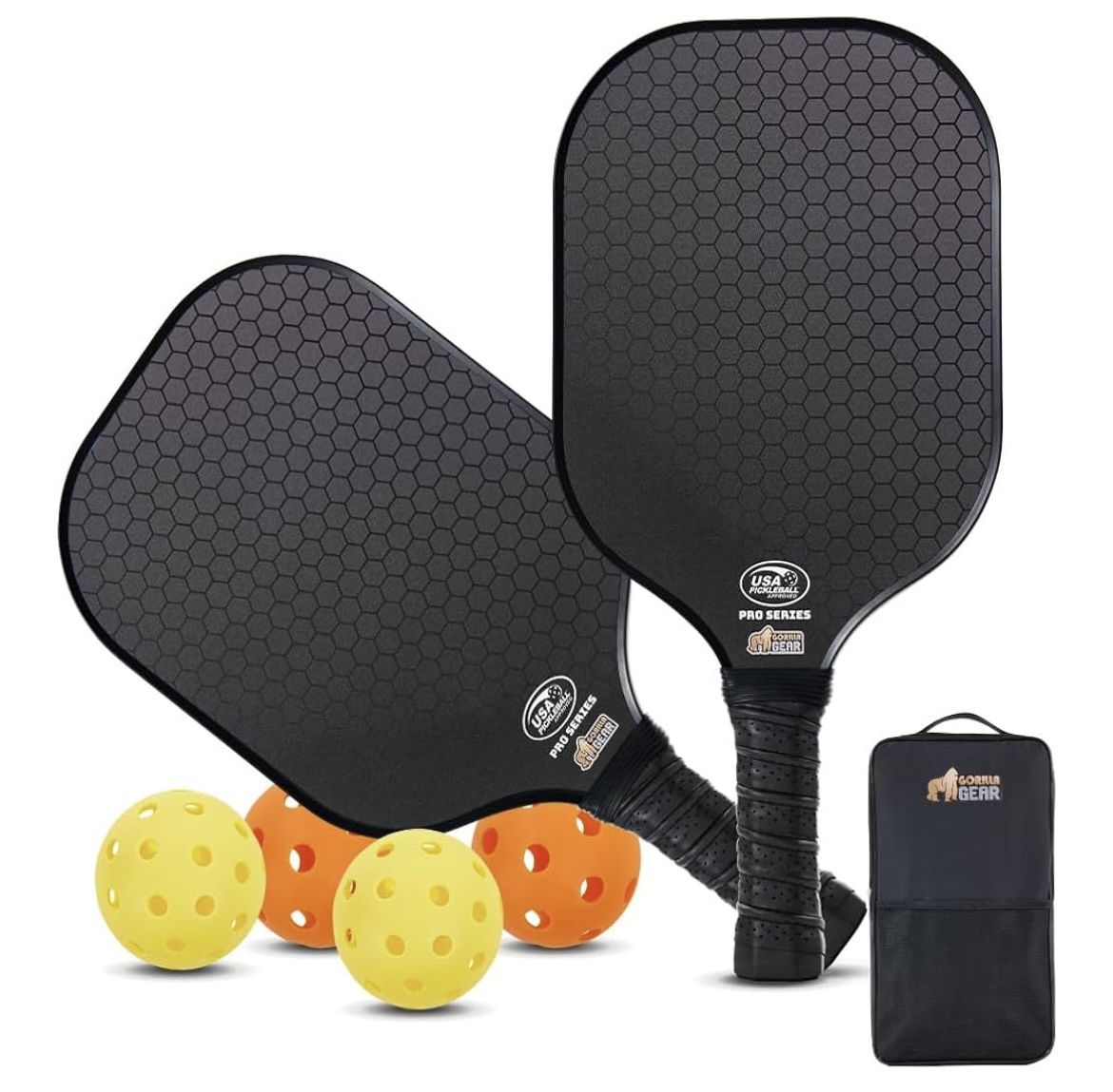 New Pickleball Set With Case. Great For Beginners.