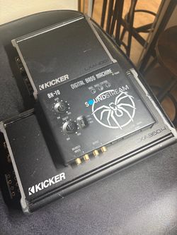 The Kicker CXA400.1 800-watt Class-D / & Kicker CXA360.4  amplifiers & The Soundstream BX-10 Digital Bass  Processor