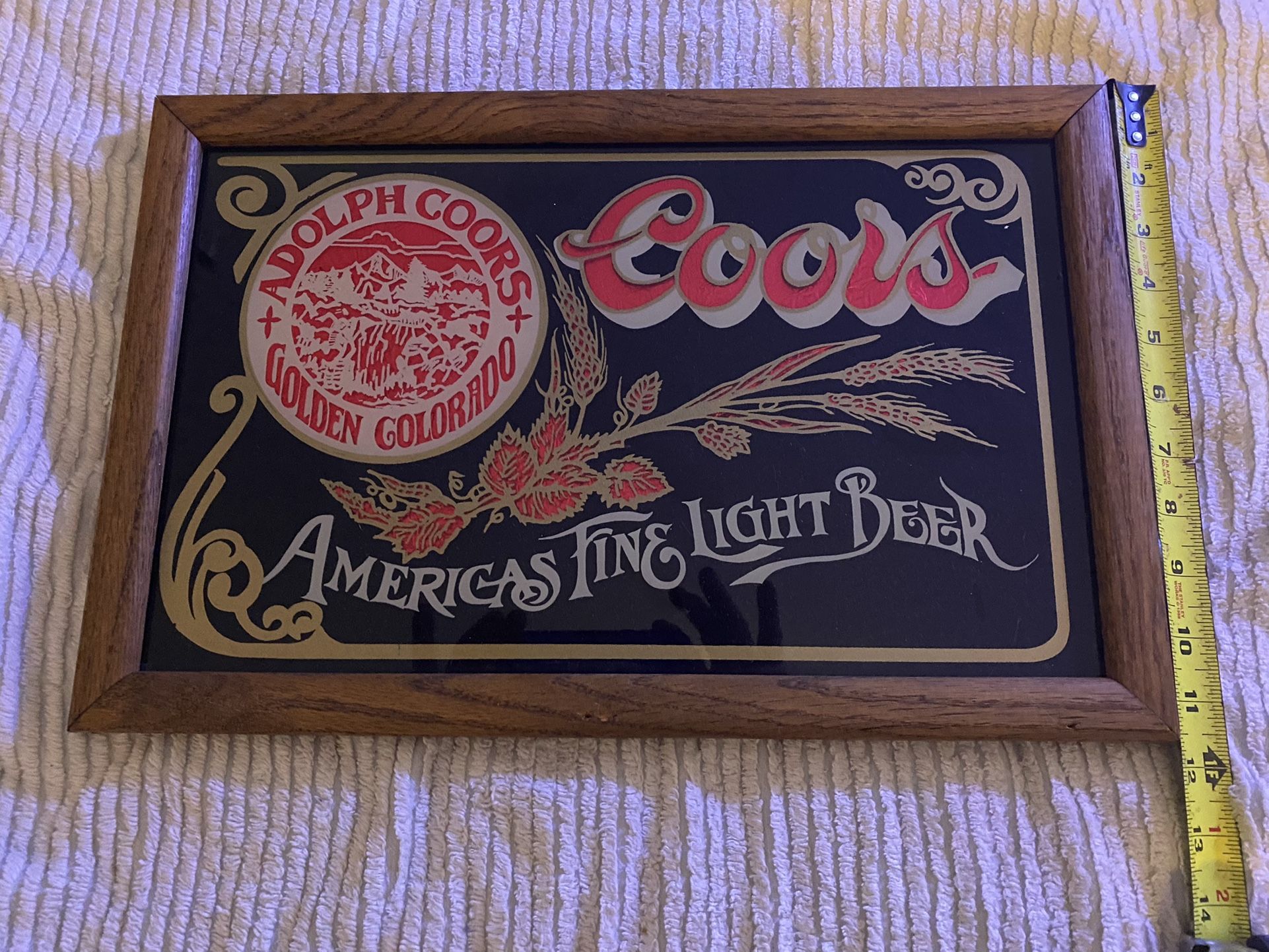 Vintsge Coors Mirror picture