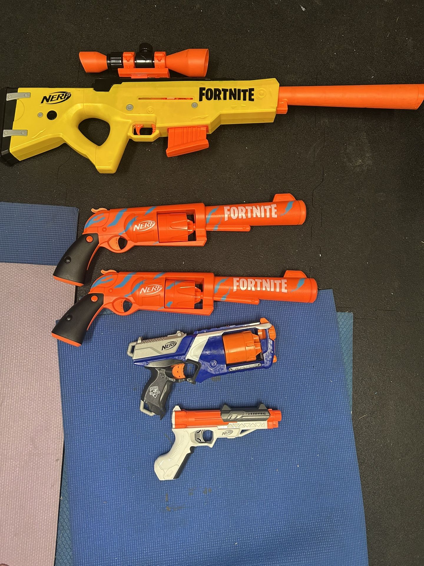 Nerf Guns And Targets