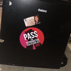 Galanz Mini Black Refrigerator 