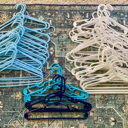 Toddlers/kids Plastic Hangers (53) All $15