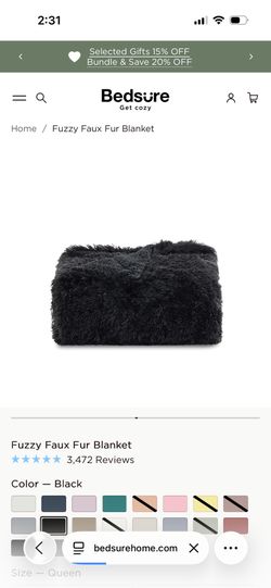 Bed Cozy Fuzzy Blanket